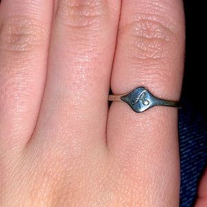 Ring with “A” initial